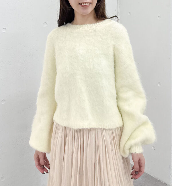 archives「バックリボンブラッシュニットプルオーバー」|ニット・セーター|