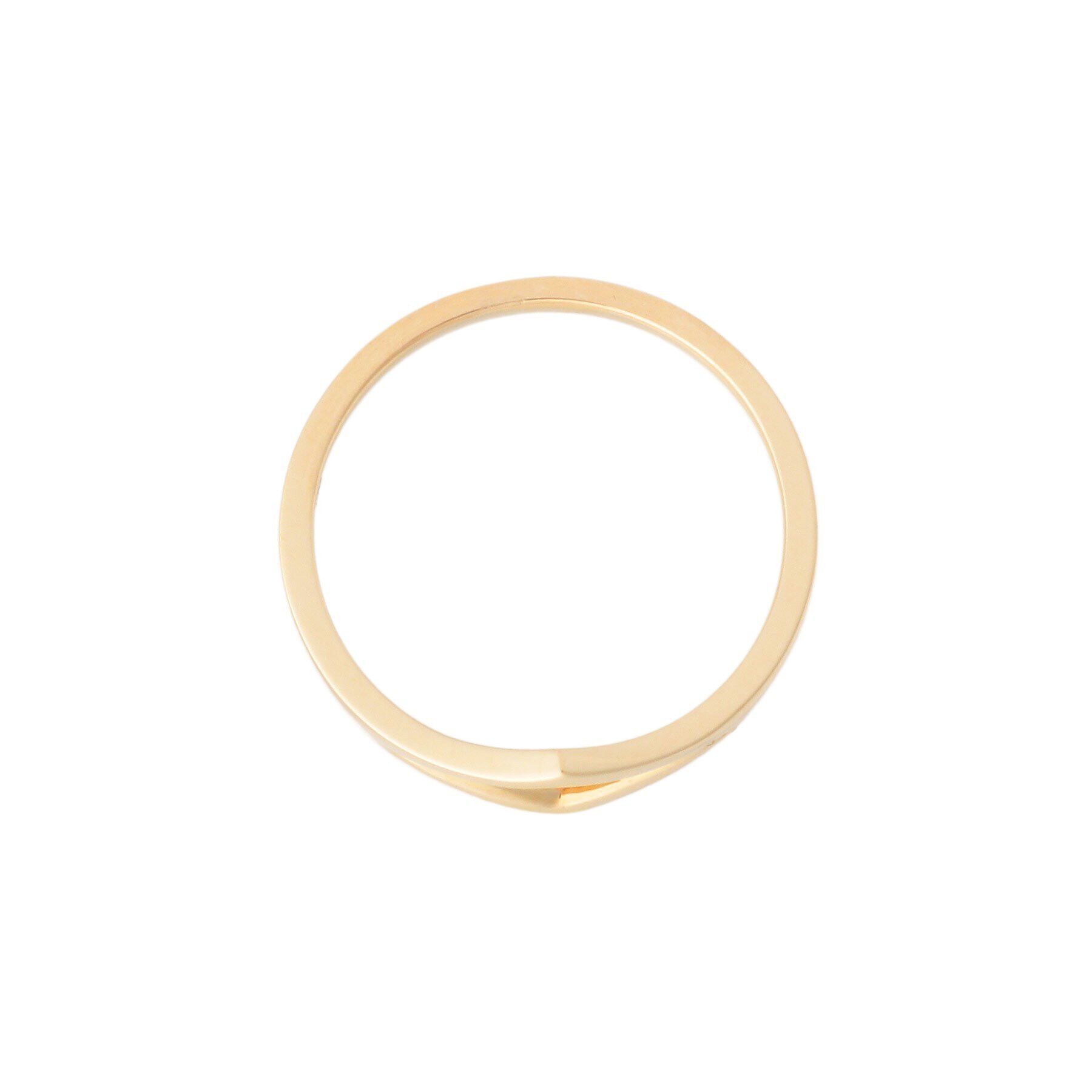 COCOSHNIK「K10菱形 オープンリング」|リング|