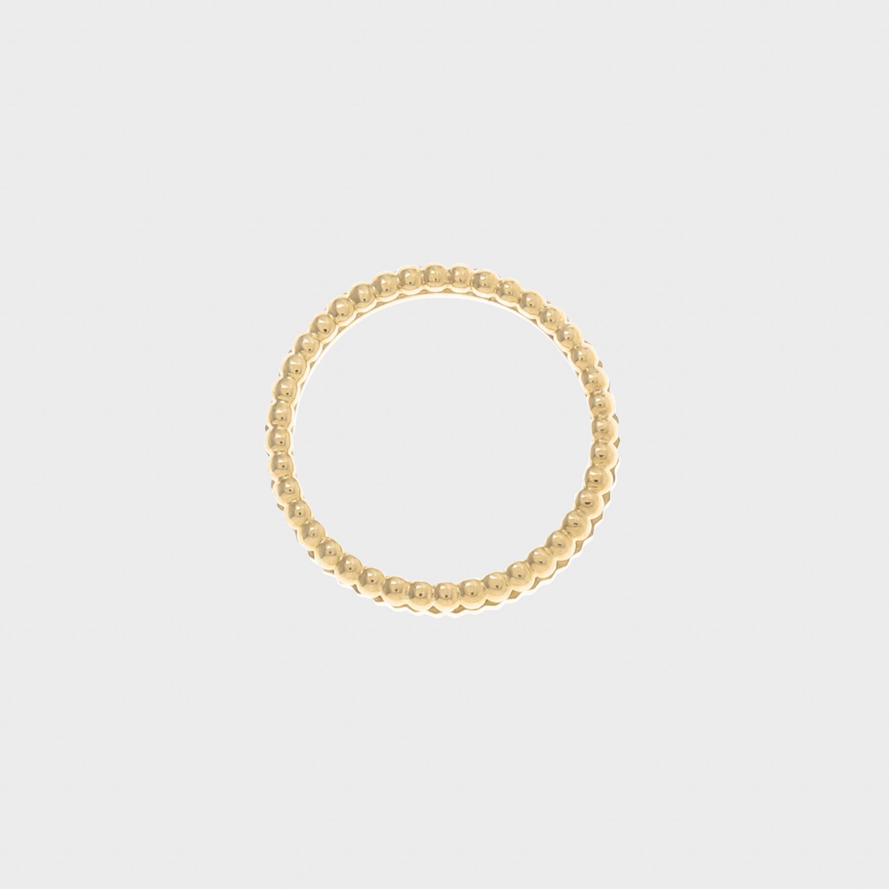 COCOSHNIK「K10ミル&times;縦溝 ピンキーリング」|リング|