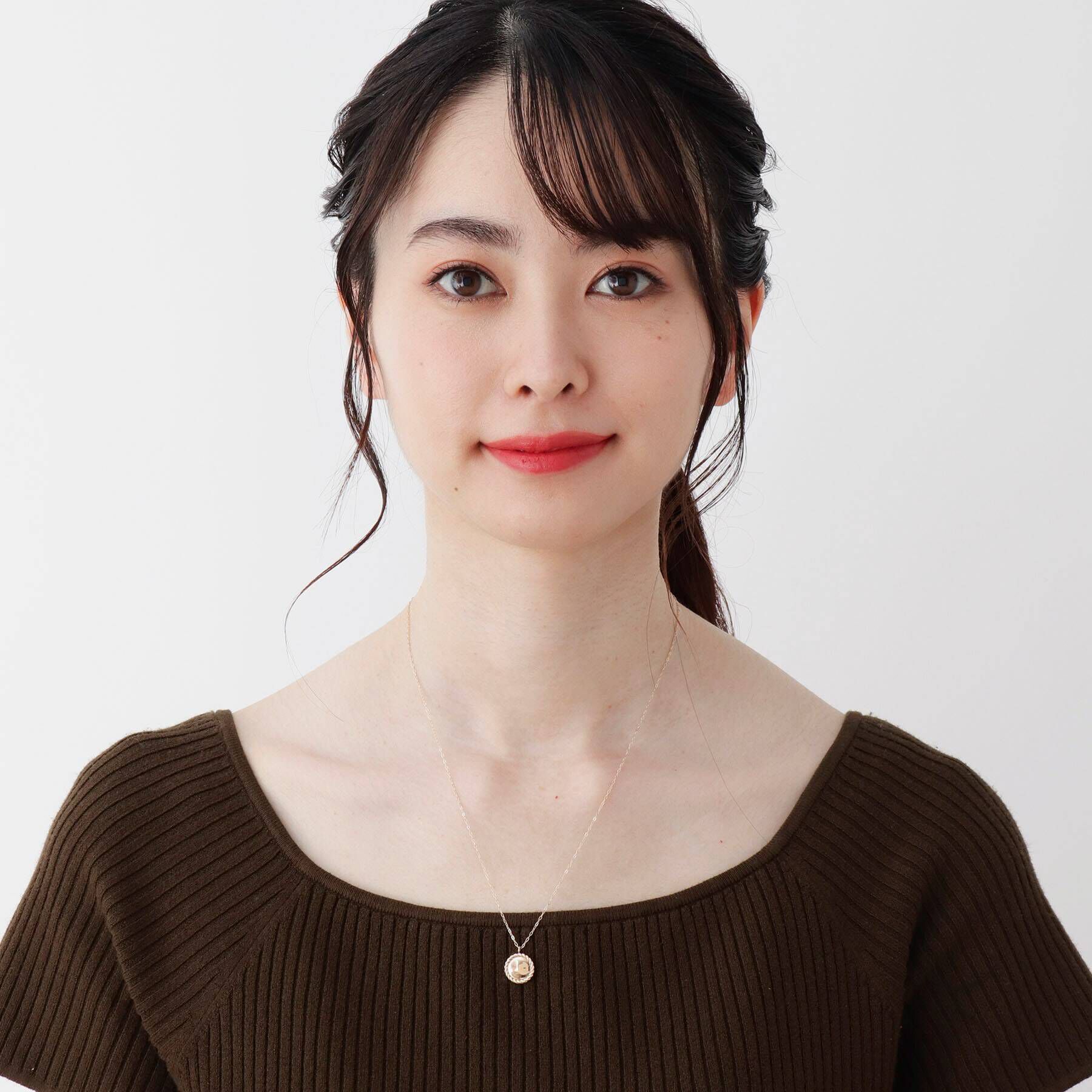 COCOSHNIK「K10コインモチーフ 縄目 ネックレス」|ネックレス|