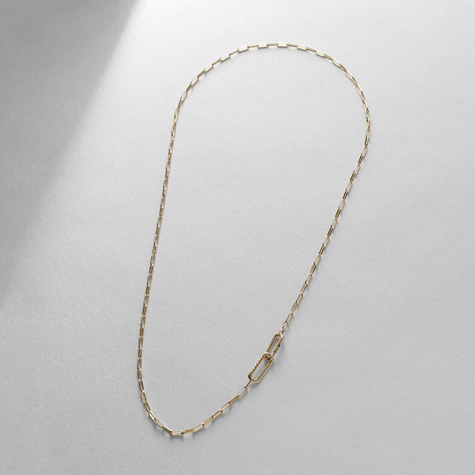 COCOSHNIK「K10縄目リンク ネックレス大」|ネックレス|