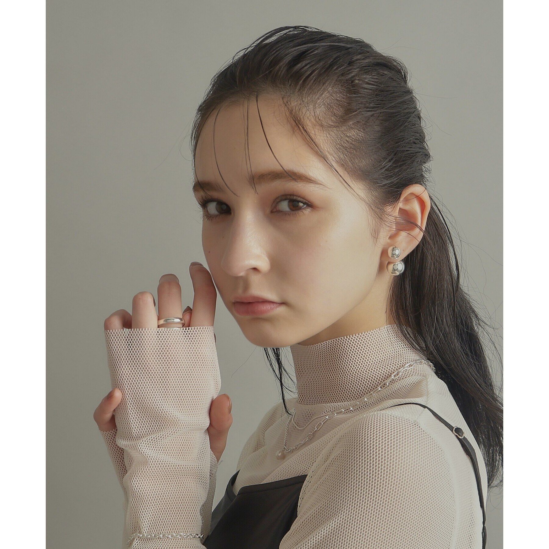 COCOSHNIK ONKITSCH「シルバー フロートリング ラウンド」|リング|