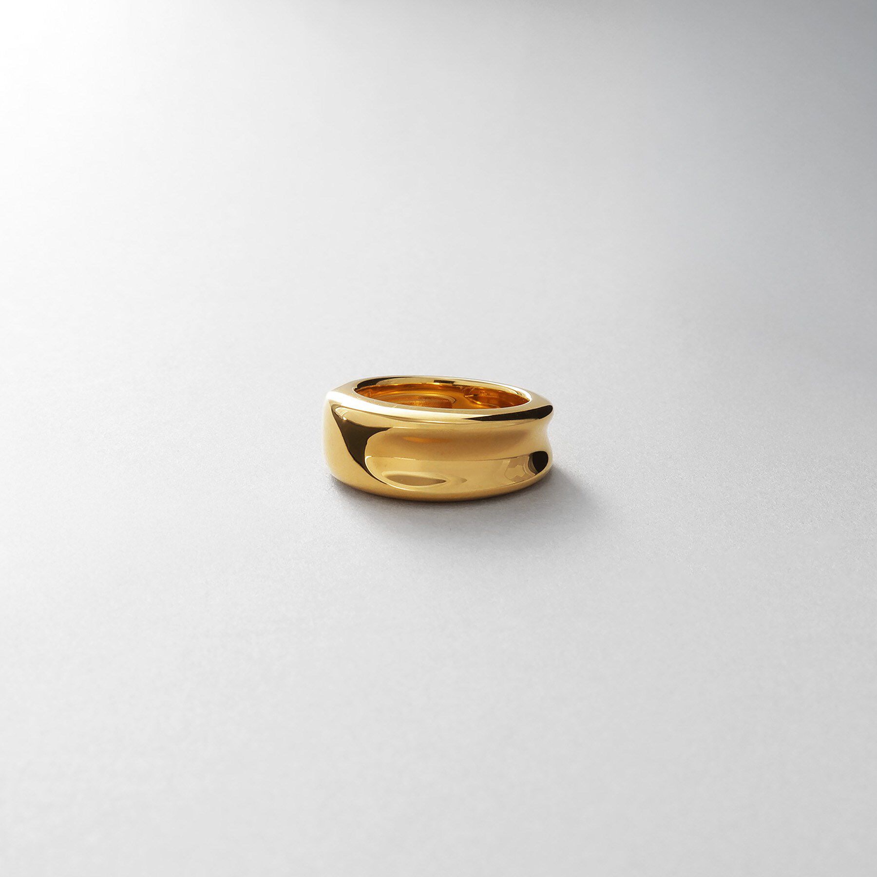 COCOSHNIK ONKITSCH「シルバー コンケイブピンキーリング GP」|リング|