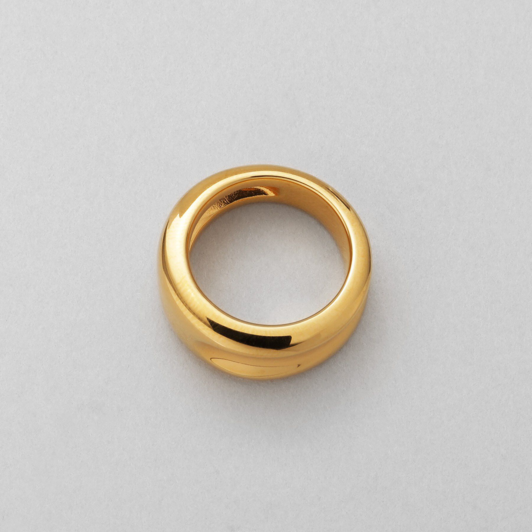 COCOSHNIK ONKITSCH「シルバー コンケイブピンキーリング GP」|リング|