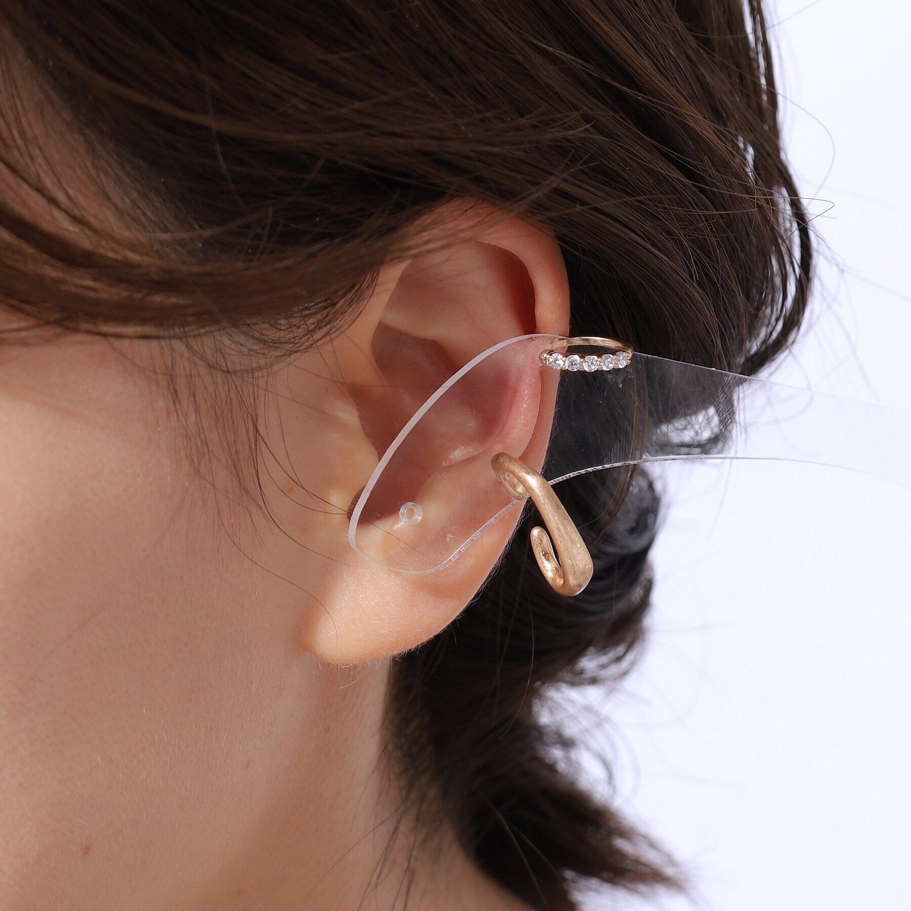 SHOO･LA･RUE「【2点セット】イヤカフキラキラ」|イヤリング|