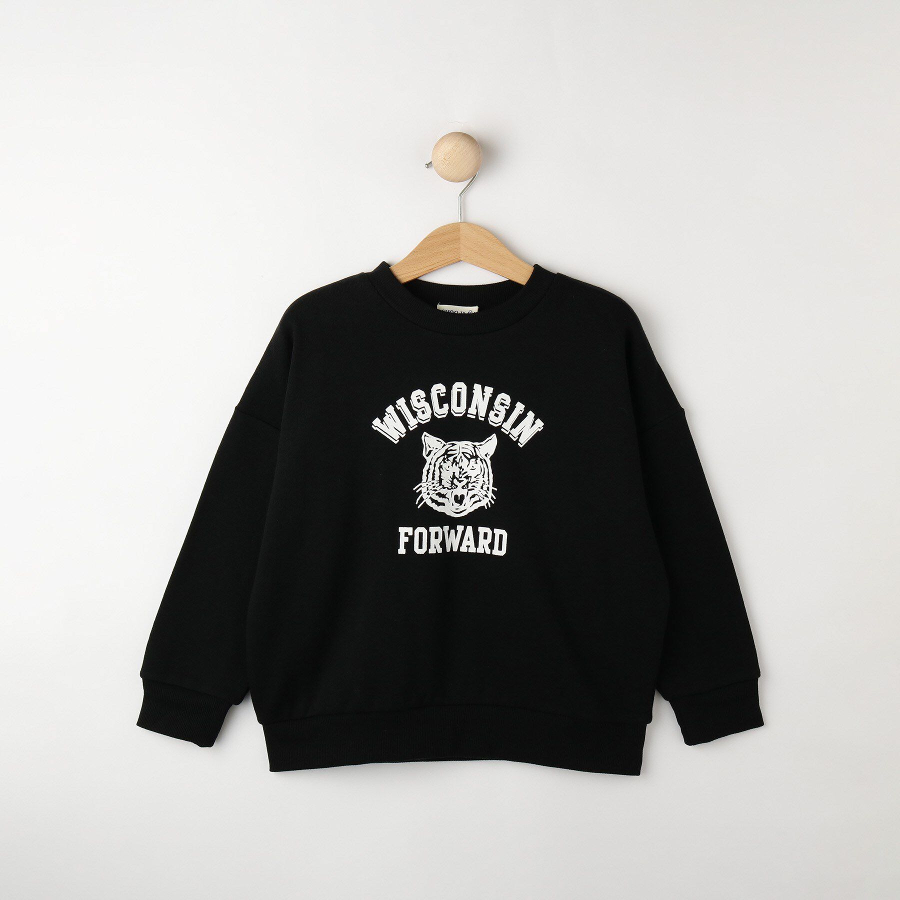 SHOO･LA･RUE「【100-150cm】裏起毛BOYSアソートスウェット」|その他|ブラック(019)