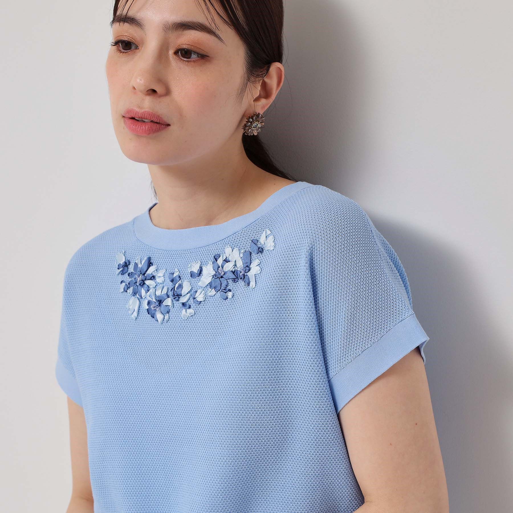 SunaUna「【SS～Lサイズ展開／手刺繍】クラフトニット」|ニット・セーター|