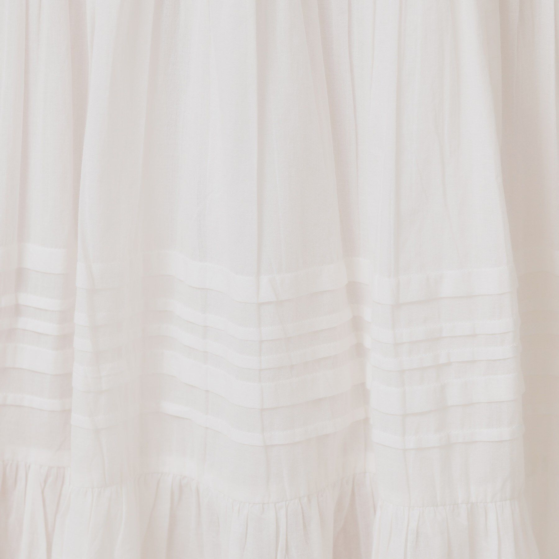 SunaUna「【軽い着心地／インド綿】ティアードロングスカート」|スカート|