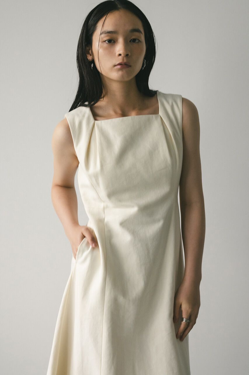 STYLEMIXER「スクエアタックワンピース」|ワンピース|