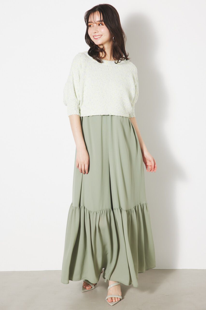 rienda「2WAYクロップドボレロKnit CD」|カーディガン|