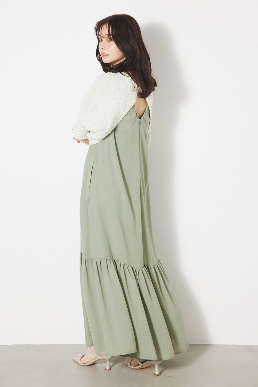 rienda「2WAYクロップドボレロKnit CD」|カーディガン|