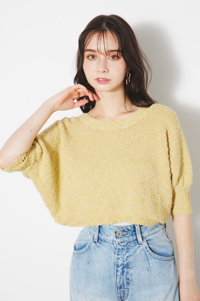 rienda「2WAYクロップドボレロKnit CD」|カーディガン|