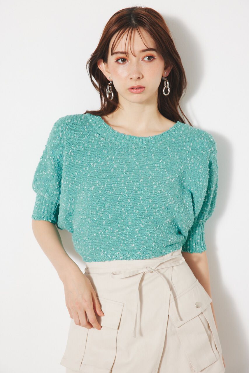 rienda「2WAYクロップドボレロKnit CD」|カーディガン|MINT