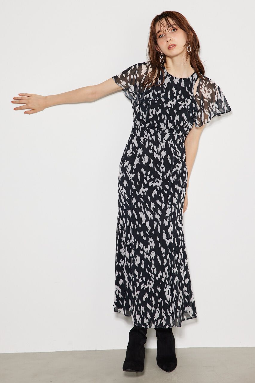 rienda「チェストスリットレオパードマーメイドOP」|ワンピース|