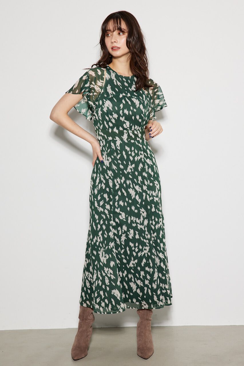 rienda「チェストスリットレオパードマーメイドOP」|ワンピース|