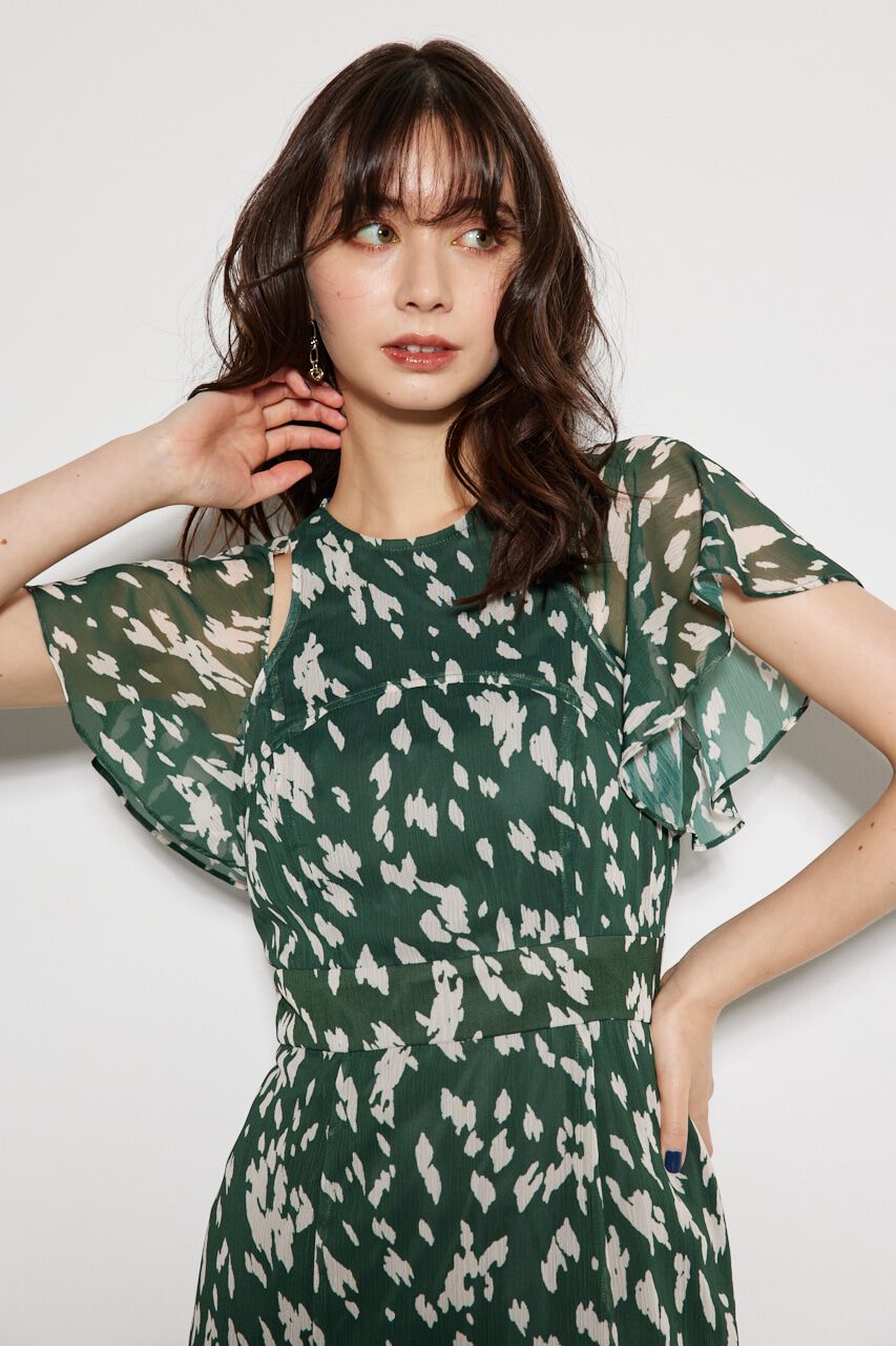 rienda「チェストスリットレオパードマーメイドOP」|ワンピース|