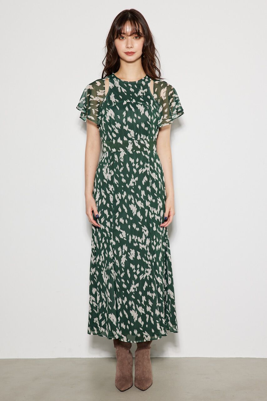 rienda「チェストスリットレオパードマーメイドOP」|ワンピース|