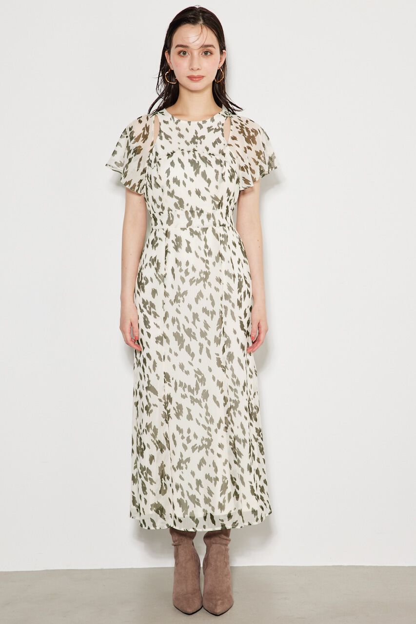 rienda「チェストスリットレオパードマーメイドOP」|ワンピース|