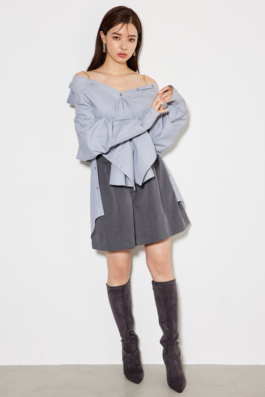 rienda「2wayチェーンオフショルBLS」|シャツ・ブラウス|