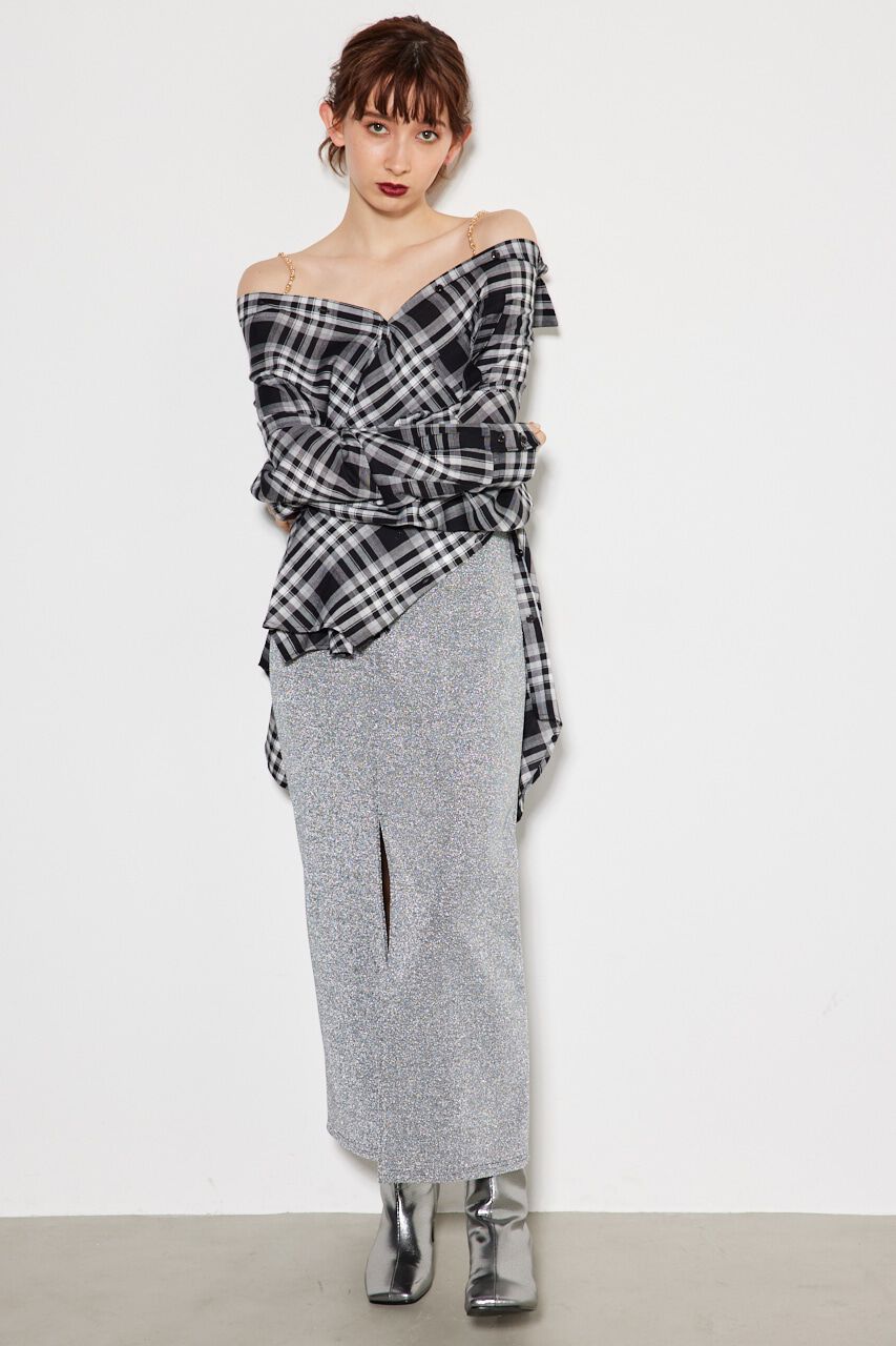 rienda「2wayチェーンオフショルBLS」|シャツ・ブラウス|