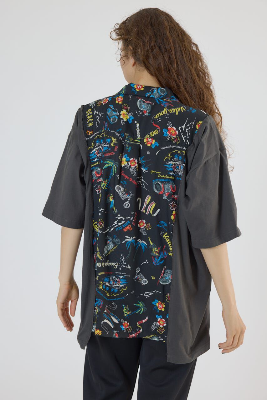 RODEO CROWNS「ドッキングアロハビッグシャツ」|シャツ・ブラウス|