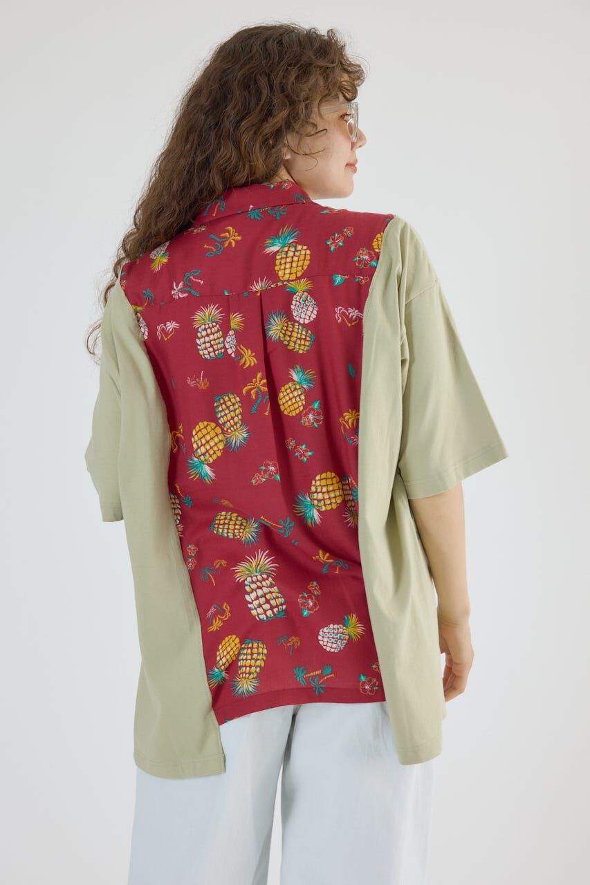 RODEO CROWNS「ドッキングアロハビッグシャツ」|シャツ・ブラウス|