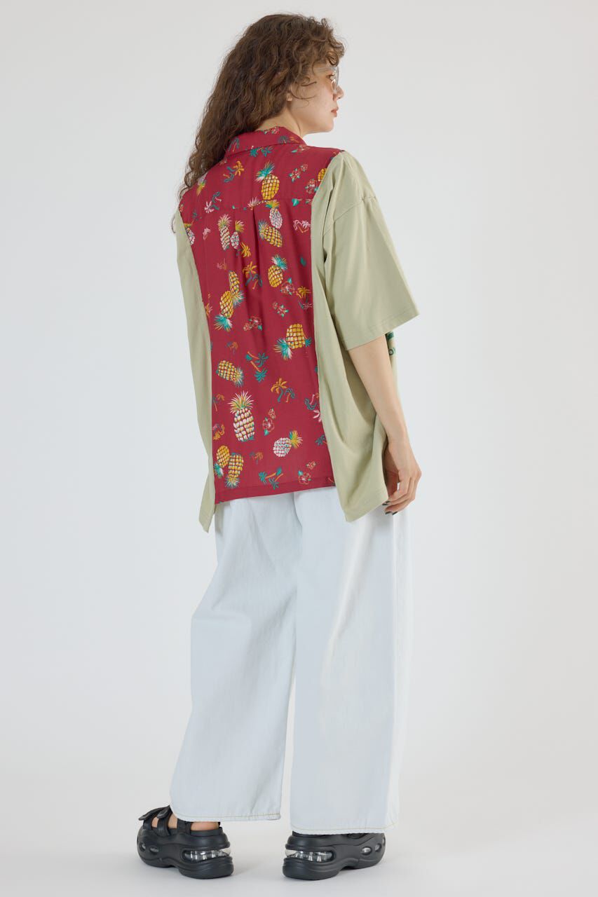 RODEO CROWNS「ドッキングアロハビッグシャツ」|シャツ・ブラウス|