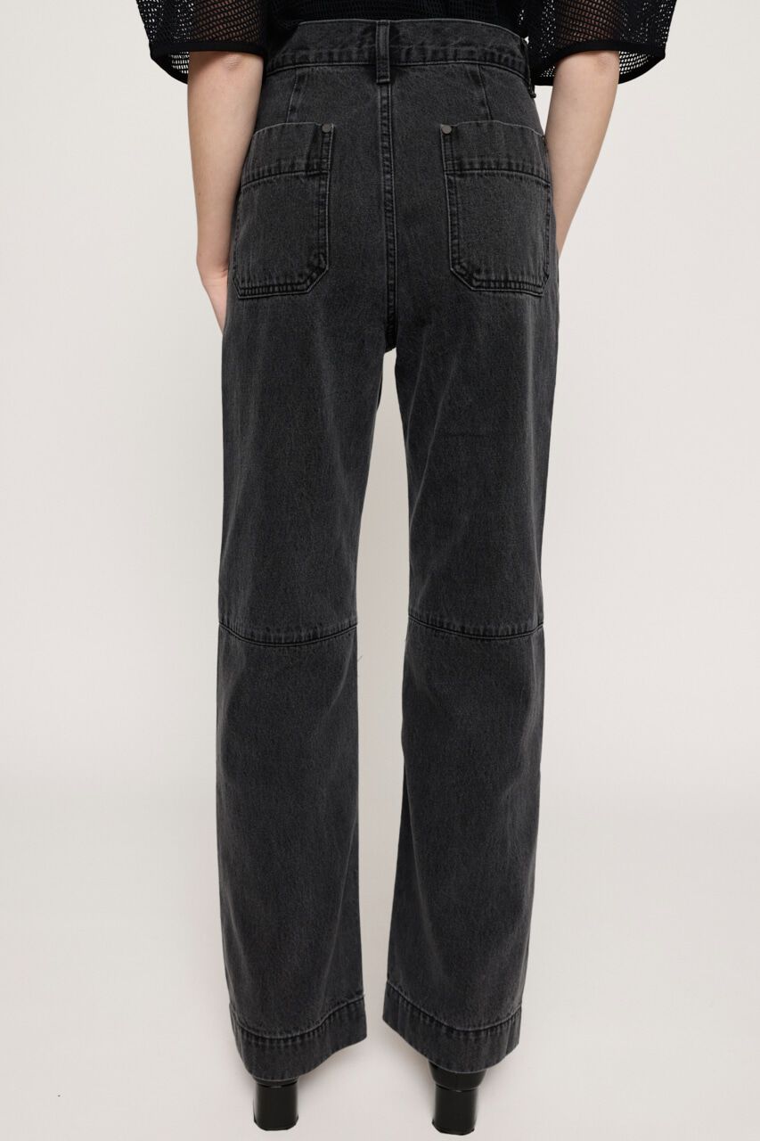 SLY「ワークワイドパンツ デニムパンツ ジーンズ」|デニム|