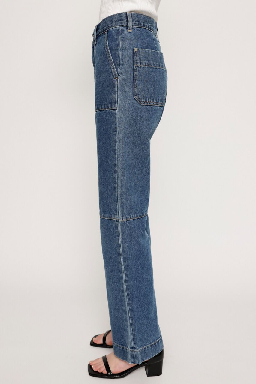 SLY「ワークワイドパンツ デニムパンツ ジーンズ」|デニム|