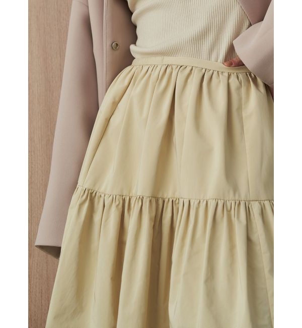 ELENDEEK「PANEL VOLUME GATHER SK」|スカート|
