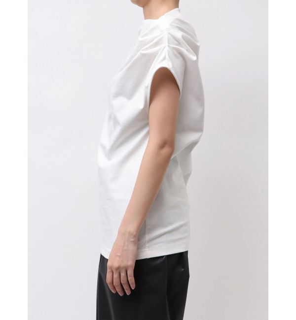 ELENDEEK「ASYMMETRY DRAPE CS」|Tシャツ・カットソー|