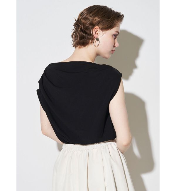 ELENDEEK「ASYMMETRY DRAPE CS」|Tシャツ・カットソー|