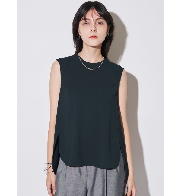 ELENDEEK「GEORGETTE ASYMMETRY TANK」|シャツ・ブラウス|