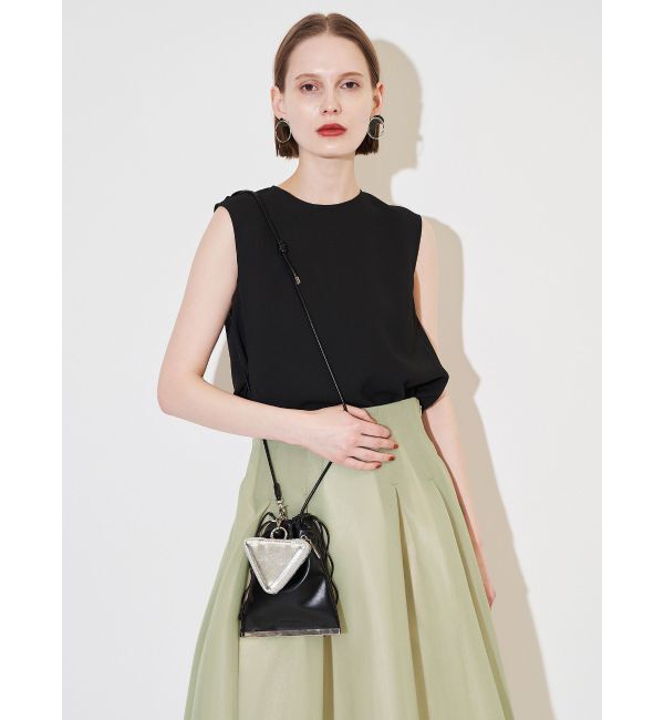 ELENDEEK「GEORGETTE ASYMMETRY TANK」|シャツ・ブラウス|