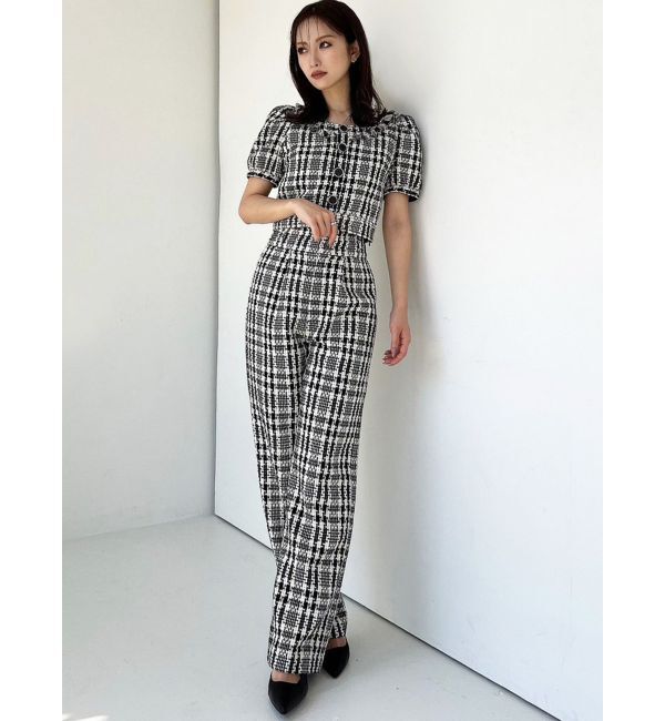 RESEXXY「ツイードワイドパンツ【セットアップ着用可能】」|その他|