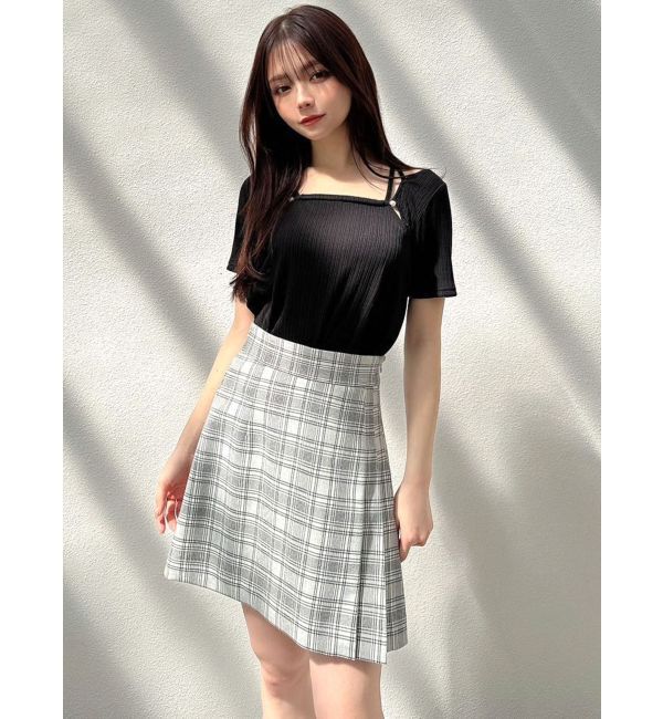 RESEXXY「サイドプリーツミニスカート」|スカート|