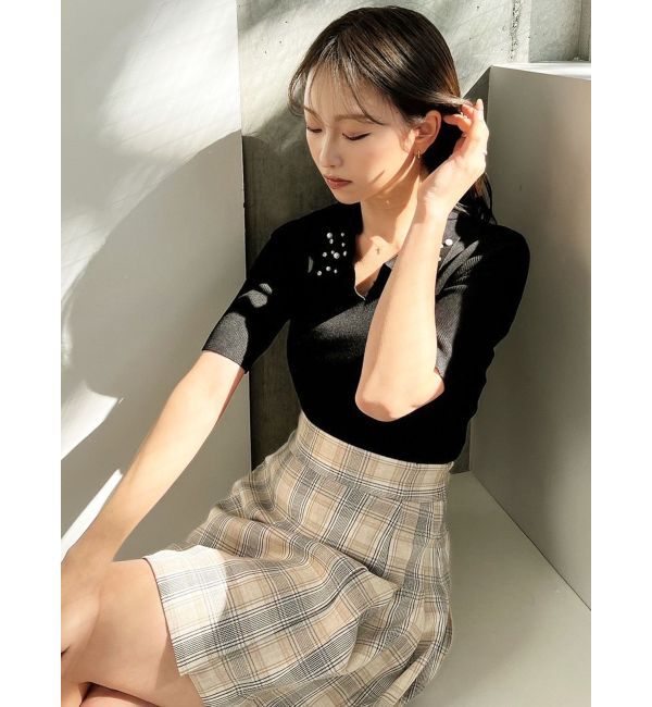 RESEXXY「サイドプリーツミニスカート」|スカート|