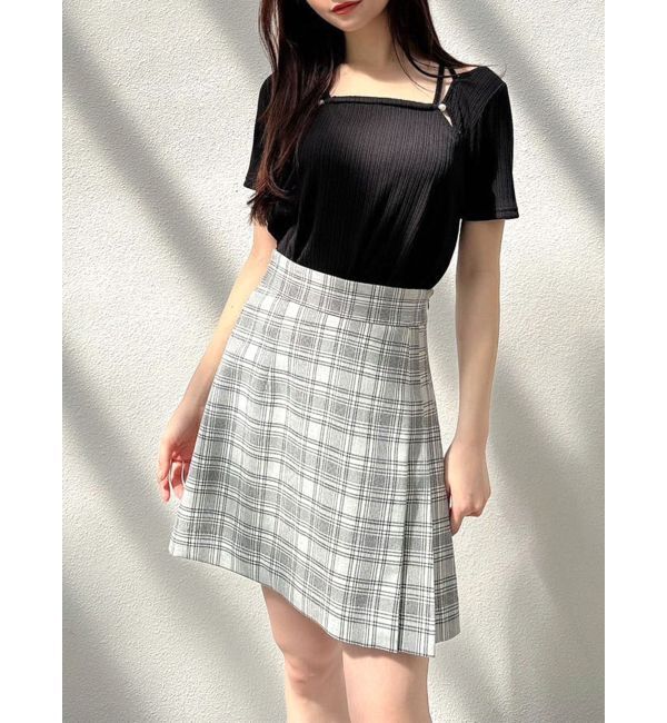 RESEXXY「サイドプリーツミニスカート」|スカート|ミックス