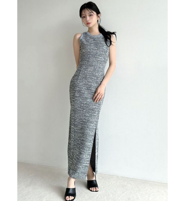 RESEXXY「カットツイードロングワンピース【セットアップ着用可能】」|ワンピース|