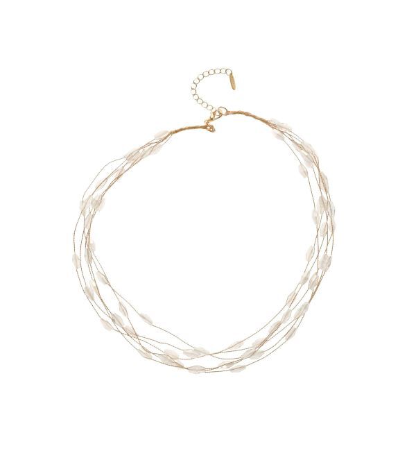 RESEXXY「多連シャイニークリアネックレス」|ネックレス|