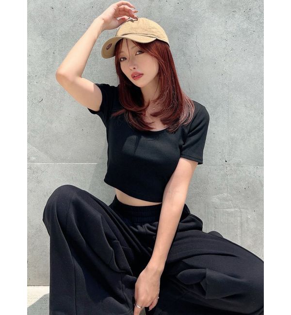 RESEXXY「UネックTシャツ」|Tシャツ・カットソー|