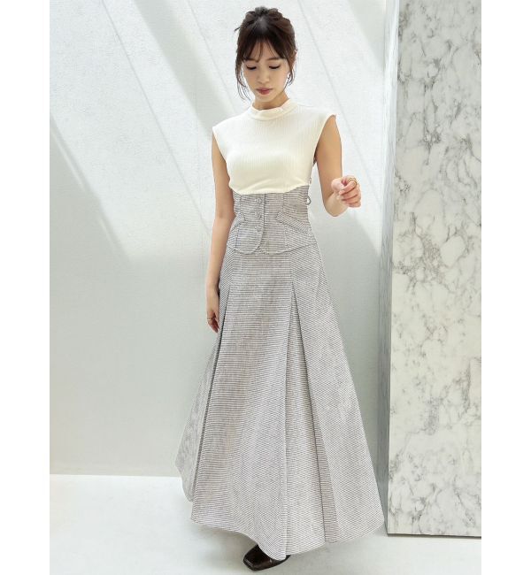 dazzlin「ミニチェックコルセットワンピース」|ワンピース|