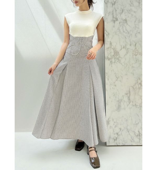 dazzlin「ミニチェックコルセットワンピース」|ワンピース|