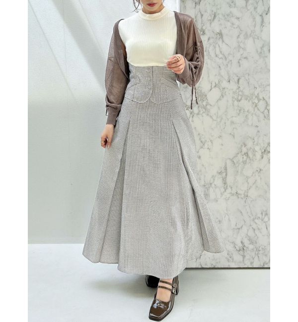 dazzlin「ミニチェックコルセットワンピース」|ワンピース|