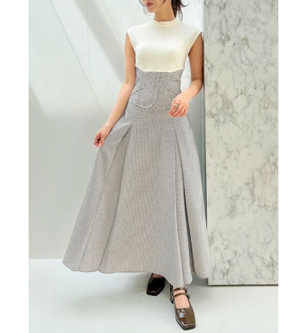 dazzlin「ミニチェックコルセットワンピース」|ワンピース|