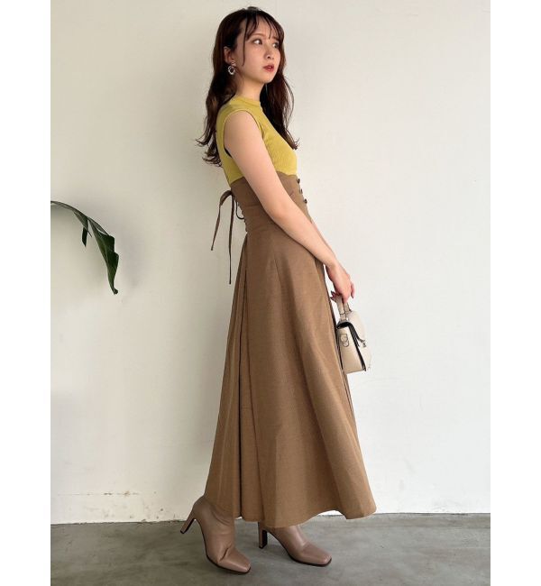 dazzlin「ミニチェックコルセットワンピース」|ワンピース|