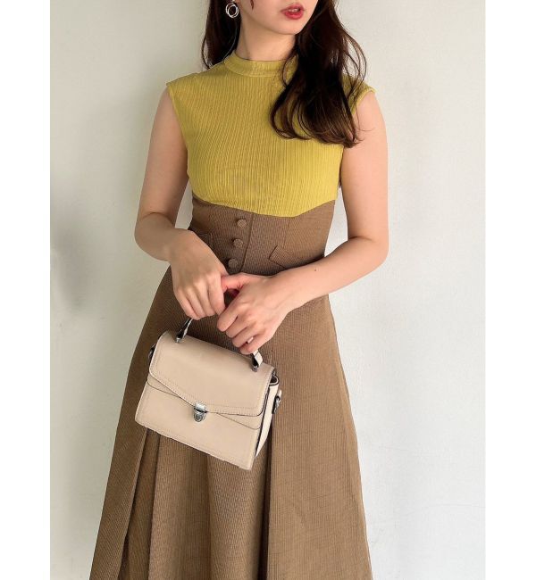 dazzlin「ミニチェックコルセットワンピース」|ワンピース|