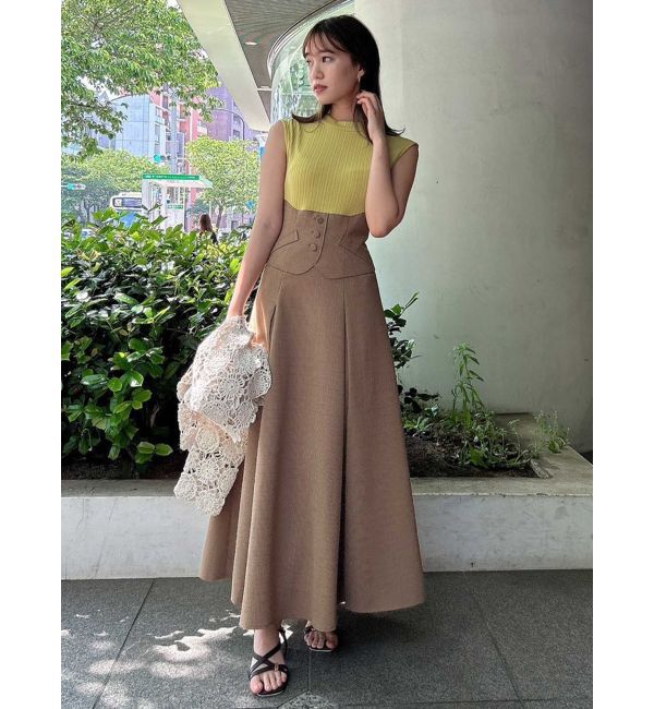 dazzlin「ミニチェックコルセットワンピース」|ワンピース|