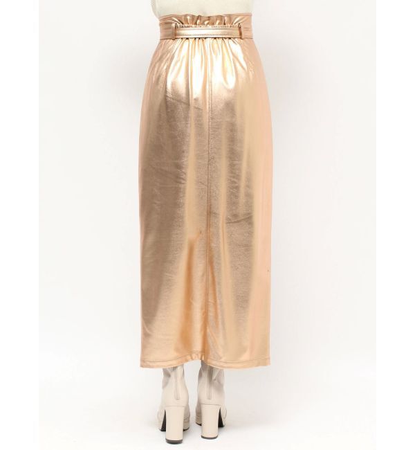 dazzlin「メタリックストレートスカート」|スカート|