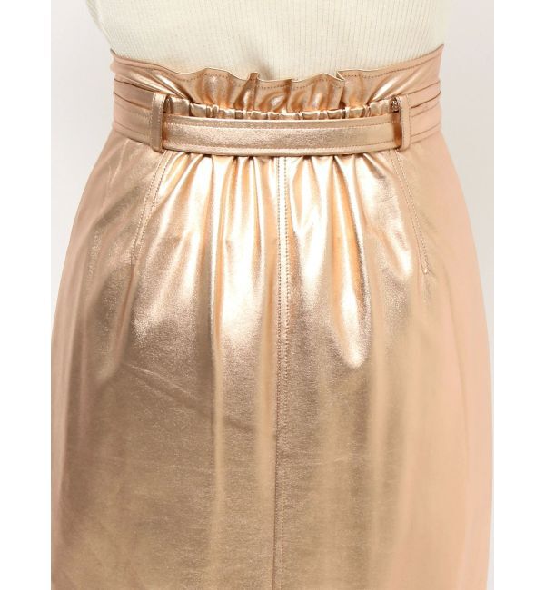 dazzlin「メタリックストレートスカート」|スカート|